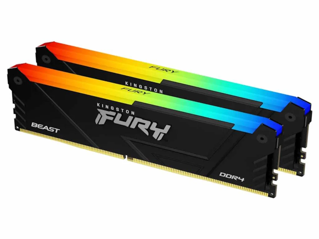 Kingston Memorija KINGSTON 32GB(2x16GB)/DIMM/DDR4/3200MHz/CL16/FURY Beast Slika 2
